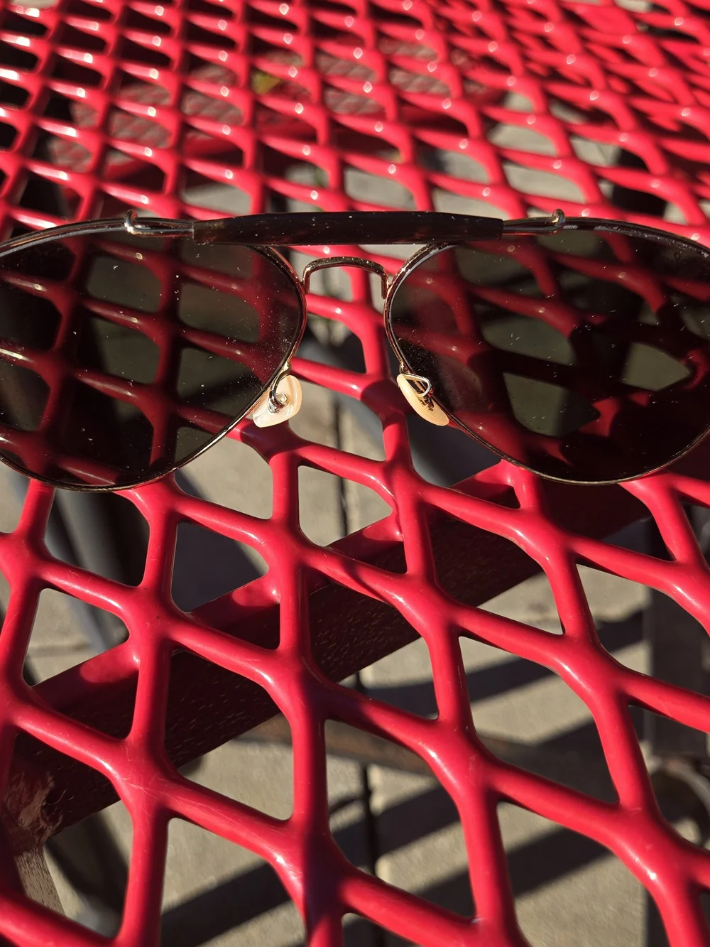 Ray Ban Shooter Classic Aviator Sunglasses in Gold with Dark Lenses